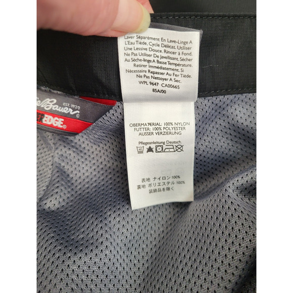 Eddie Bauer WeatherEdge Men’s XL Black Waterproof Ski Snow Pants Gaiters Winter - Picture 14 of 15